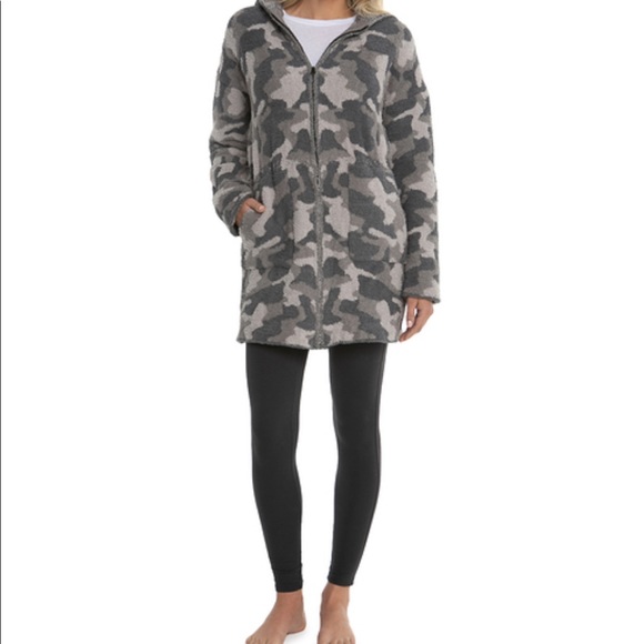 Barefoot Dreams Cozychic Camo Anorak 